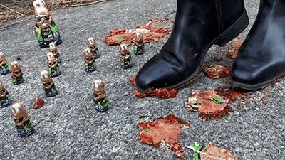 Easter Chocolates Burst Under Riding Boots