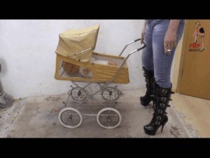 Pram Under Jeans Arse And Boots 2