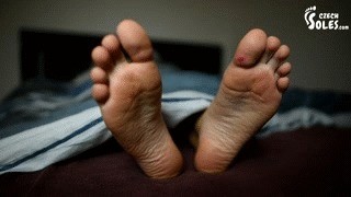 Sneaky Foot Worship While She Sleeps