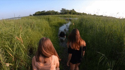 Alisa And Diana – Neighborhood – Footdom And Indignity – Gopro Camera