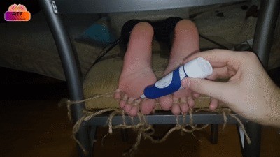 Ruthlessly Tickling Toes And Soles Of My Wife